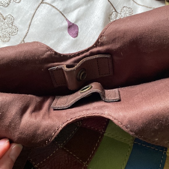 Multi coloured leather purse - Picture 3 of 4